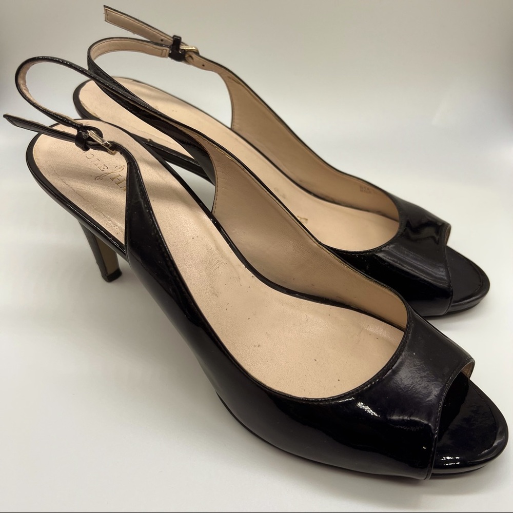 Cole Haan peep toe pumps